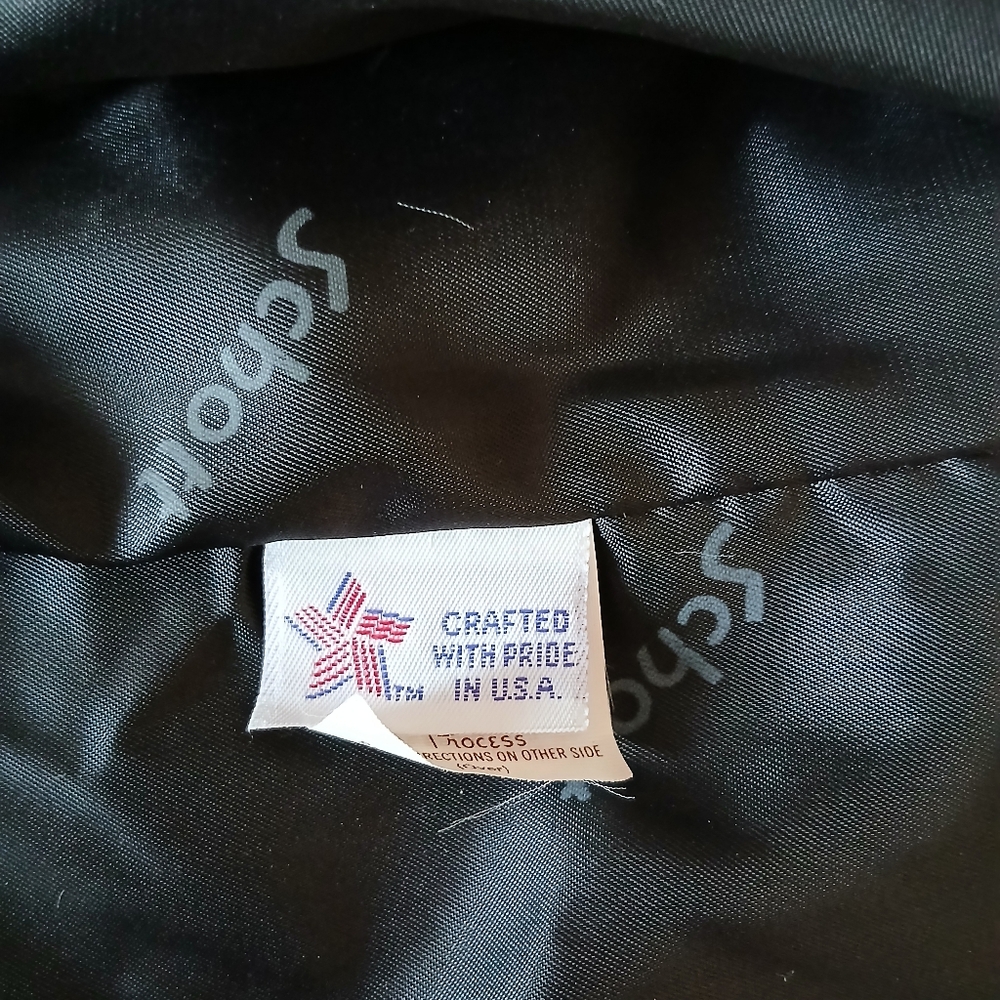 Schott NYC Western Black Tooled Leather Conchos Fringed Jacket 46 USA Vintage. - Picture 10 of 12